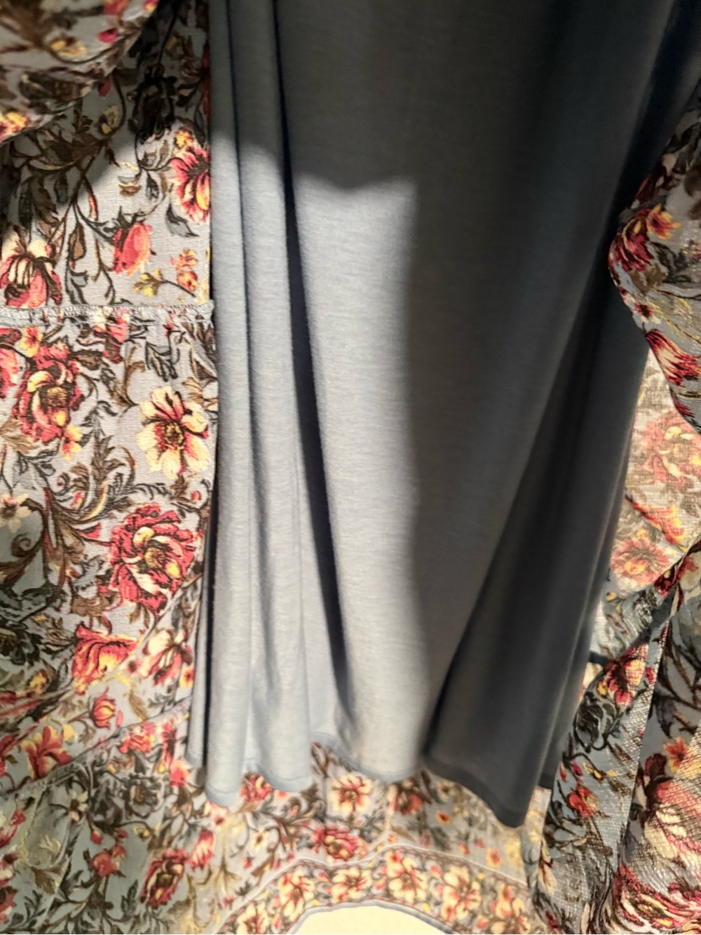 Women’s Max Studio Shoulder Tie Maxi Dress Size Large - Picture 3 of 8